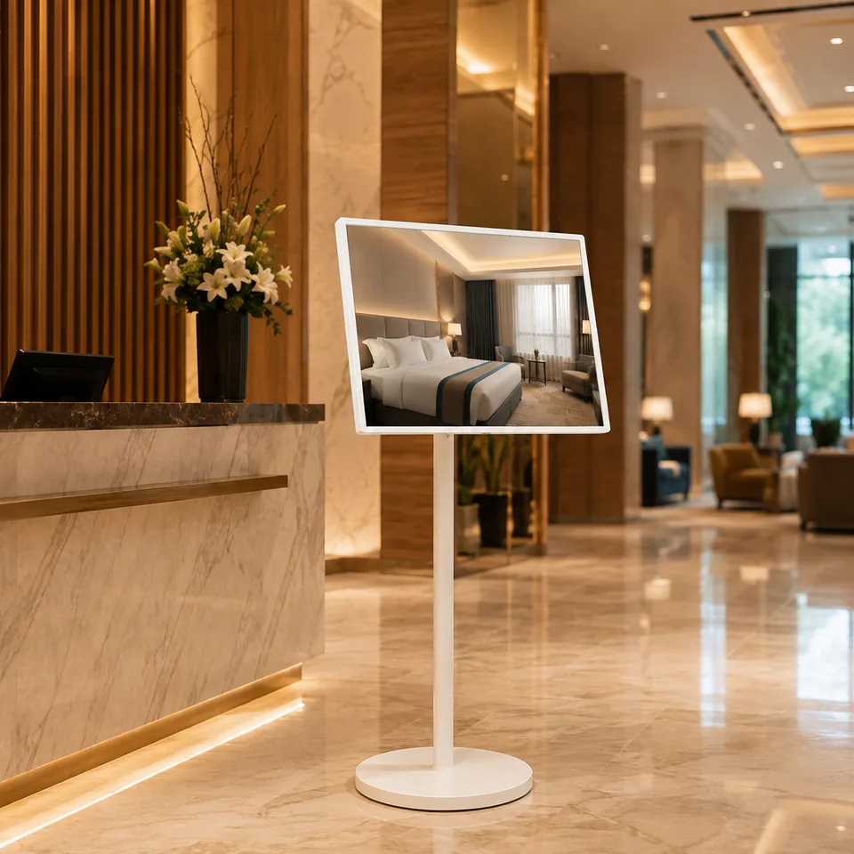 Commercial digital signage display in a professional environment